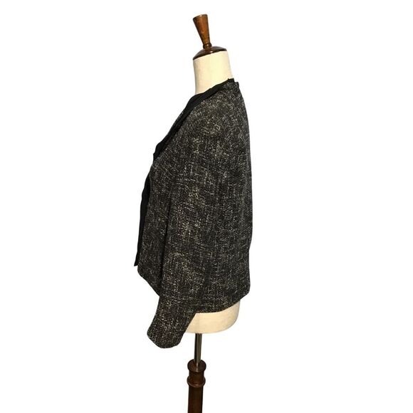 Talbots SM Black Cotton Blend Blazer with One Button Closure - Picture 4 of 7